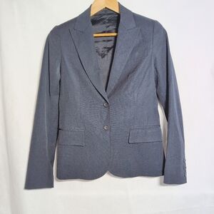 Vintage Wool Blend Theory Blue Gray Sz 10 Blazer